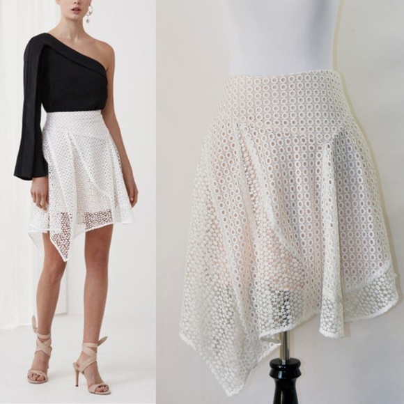 KEEPSAKE the Label Dresses & Skirts - NWT Keepsake Easy Love Woven White Mini Skirt